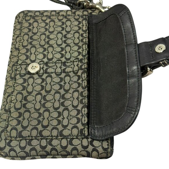 Coach Vintage Y2K Micro Bag - Signature C - Gray/Black - Picture 9 of 11